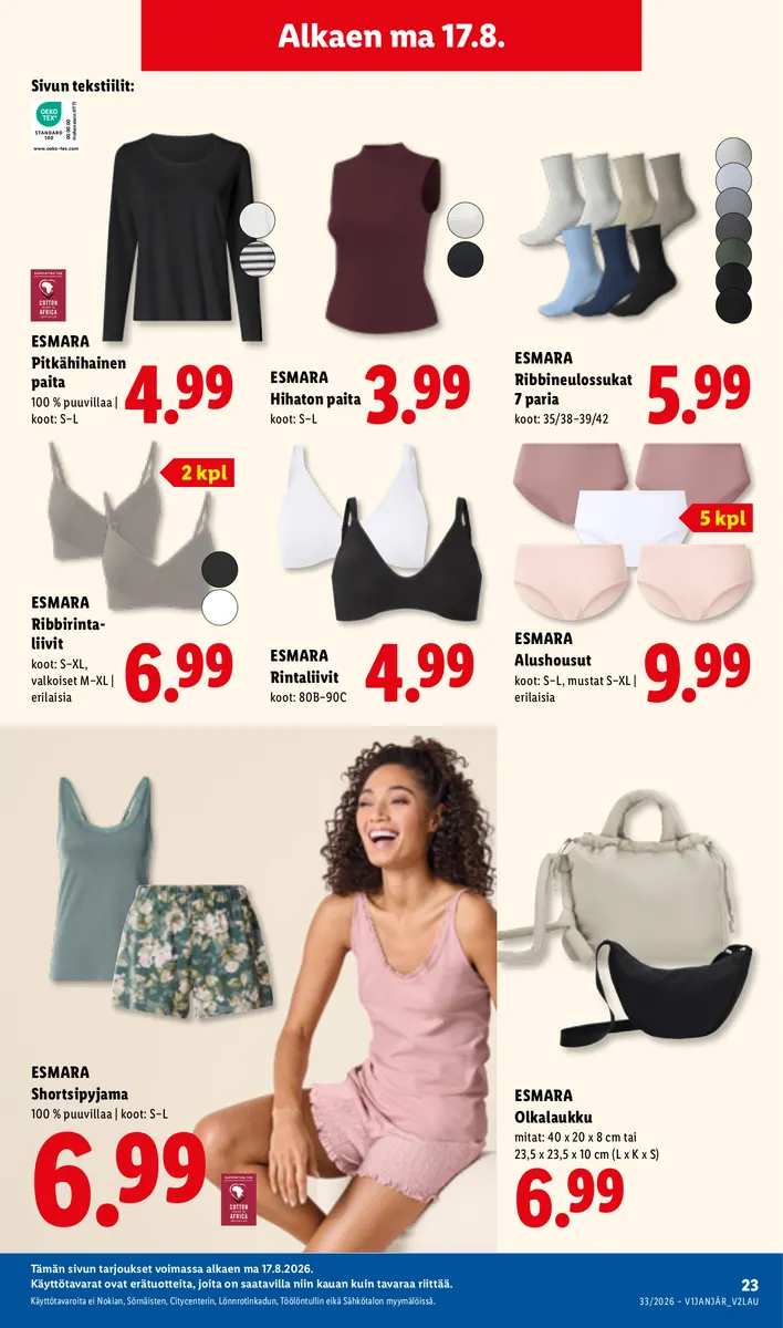 Lidl Koko Suomen Tarjoukset ma 17.8. – ke 19.8. sivu 11