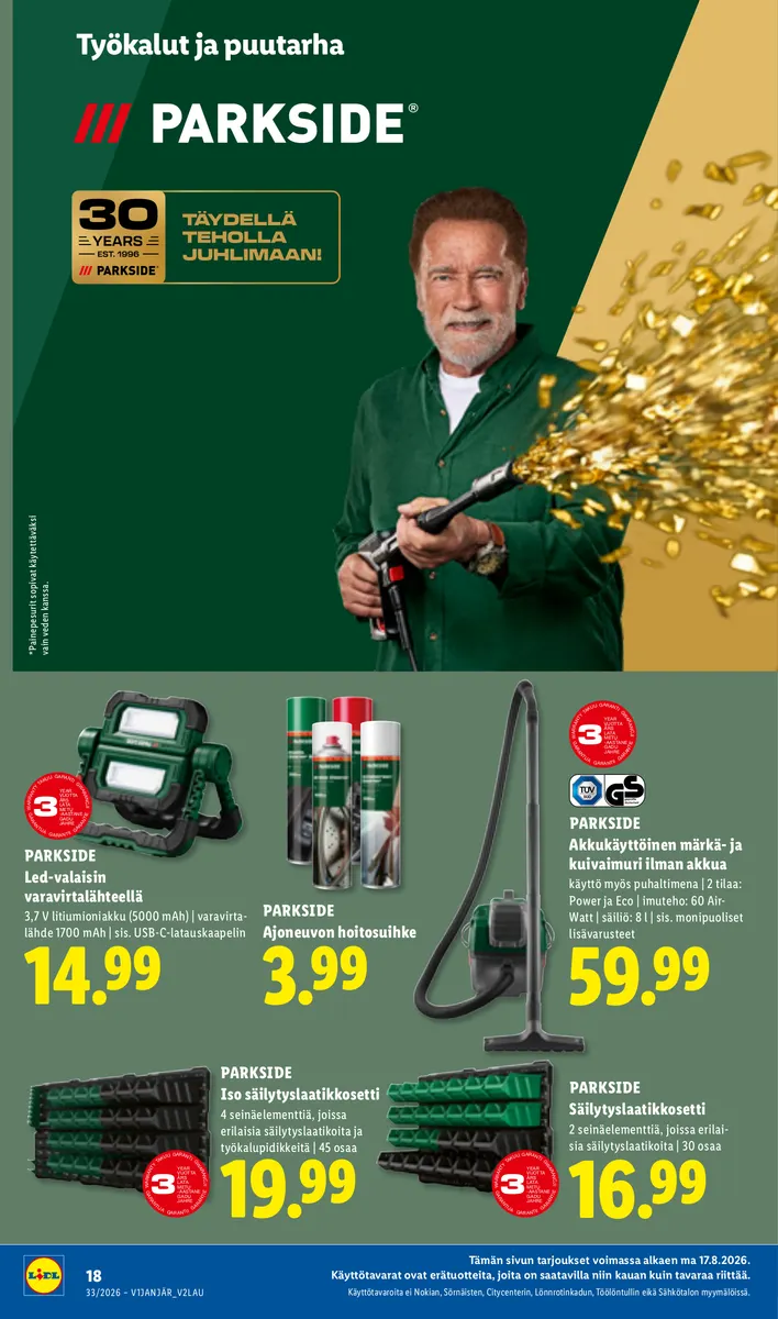 Lidl Koko Suomen Tarjoukset ma 17.8. – ke 19.8. sivu 6