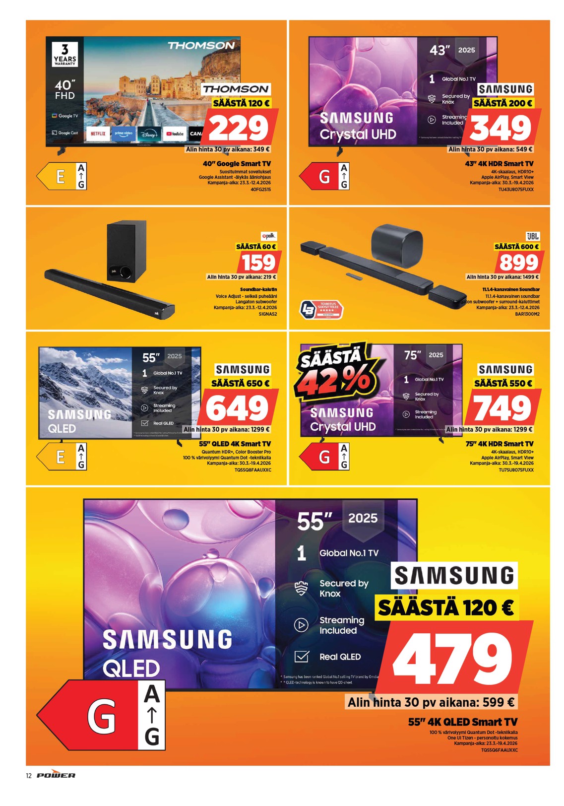 Power Power viikon mainoslehti sivu 12