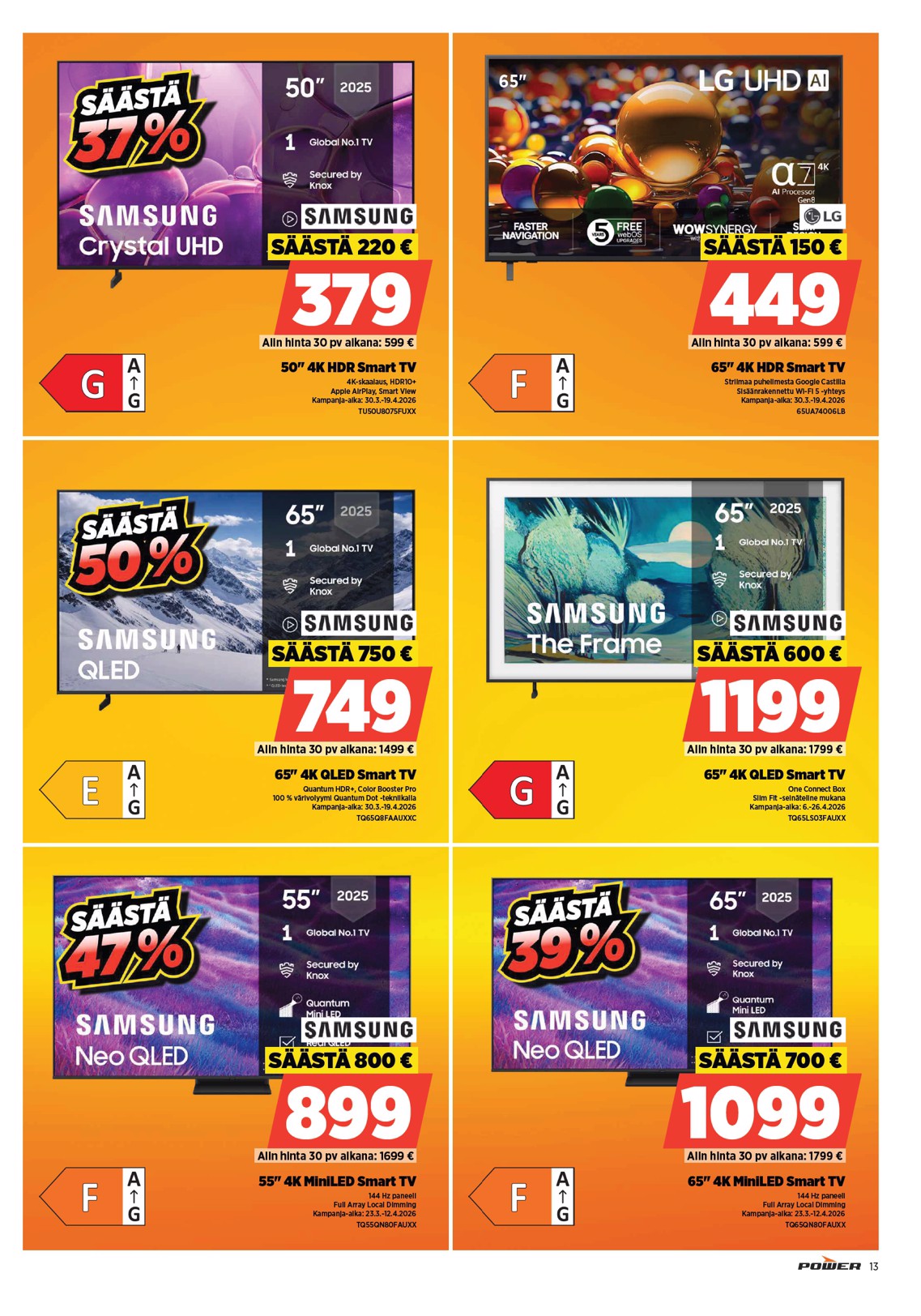 Power Power viikon mainoslehti sivu 13