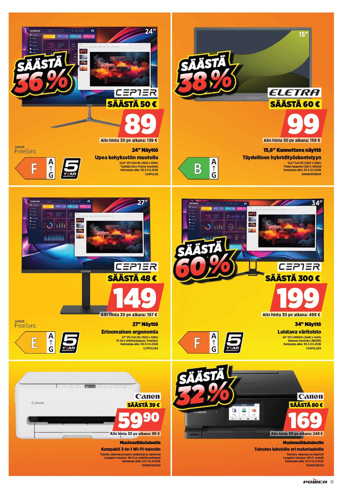 Power Power viikon mainoslehti sivu 17