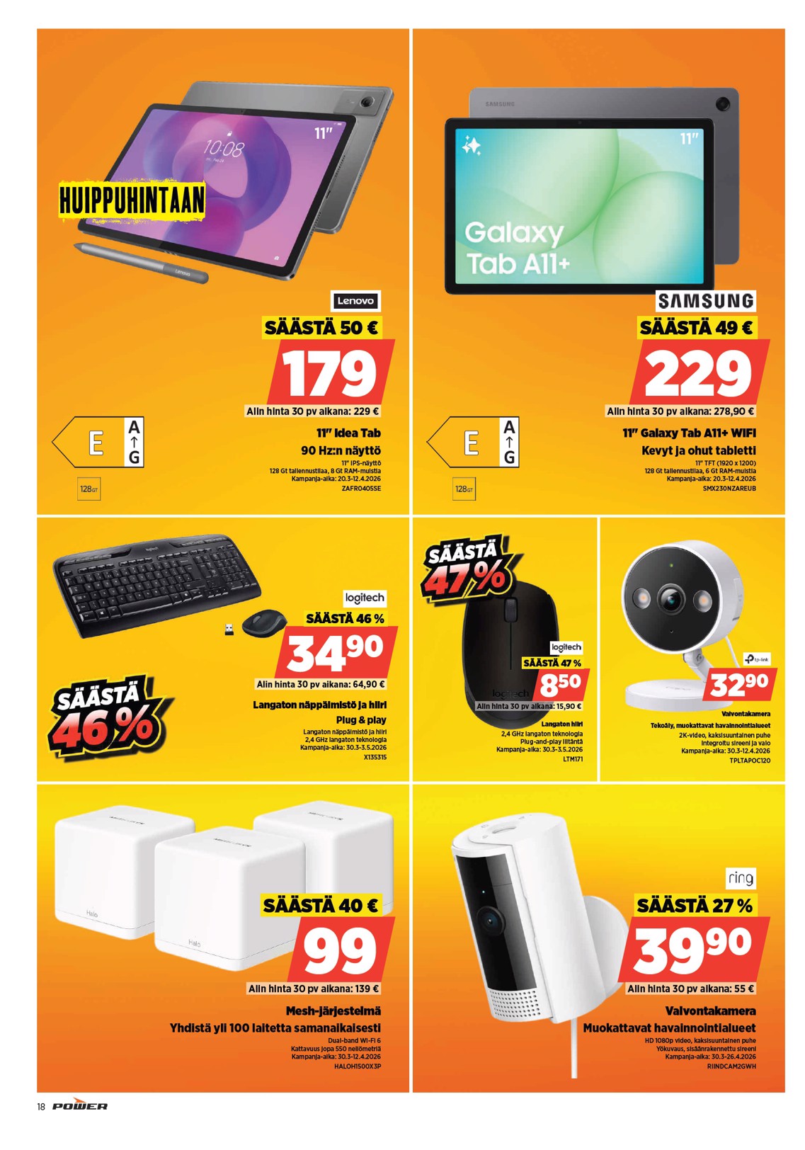 Power Power viikon mainoslehti sivu 18