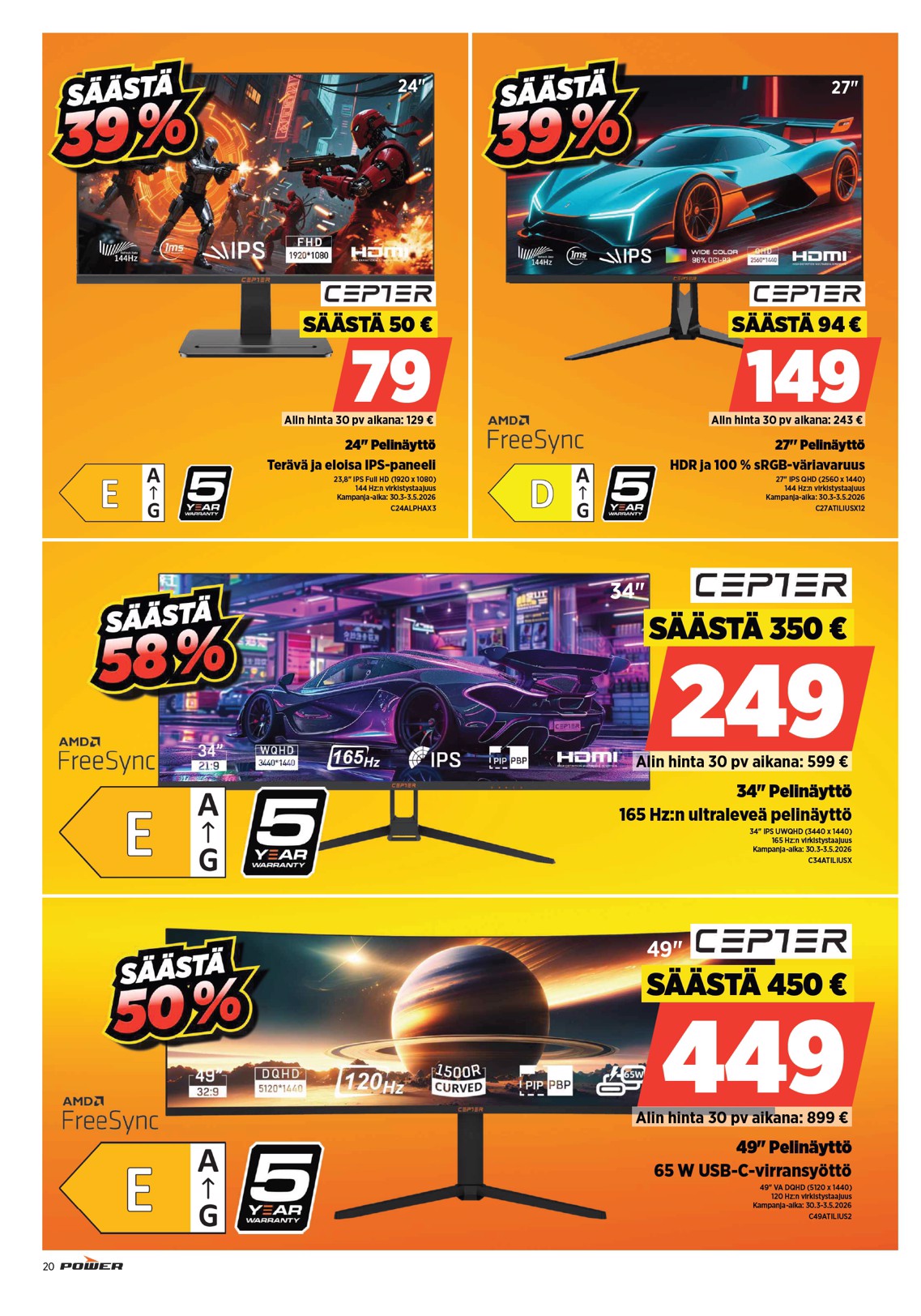 Power Power viikon mainoslehti sivu 20