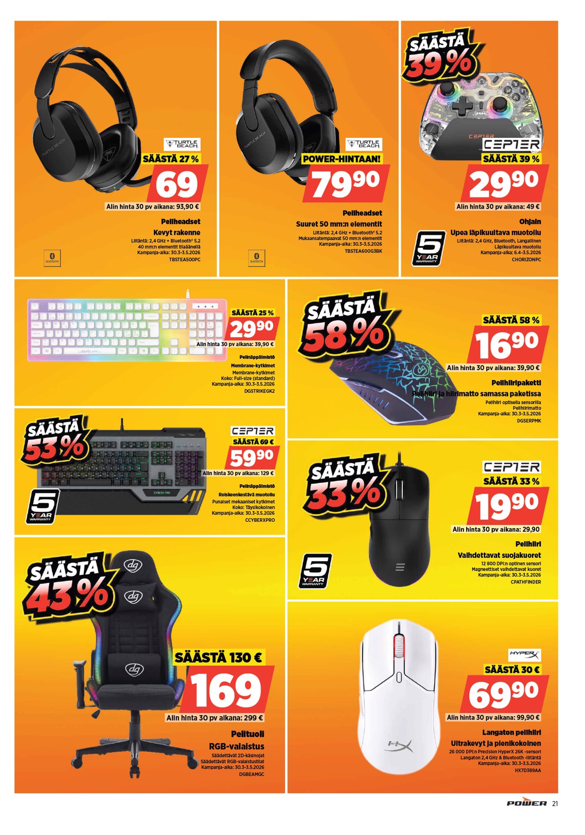 Power Power viikon mainoslehti sivu 21