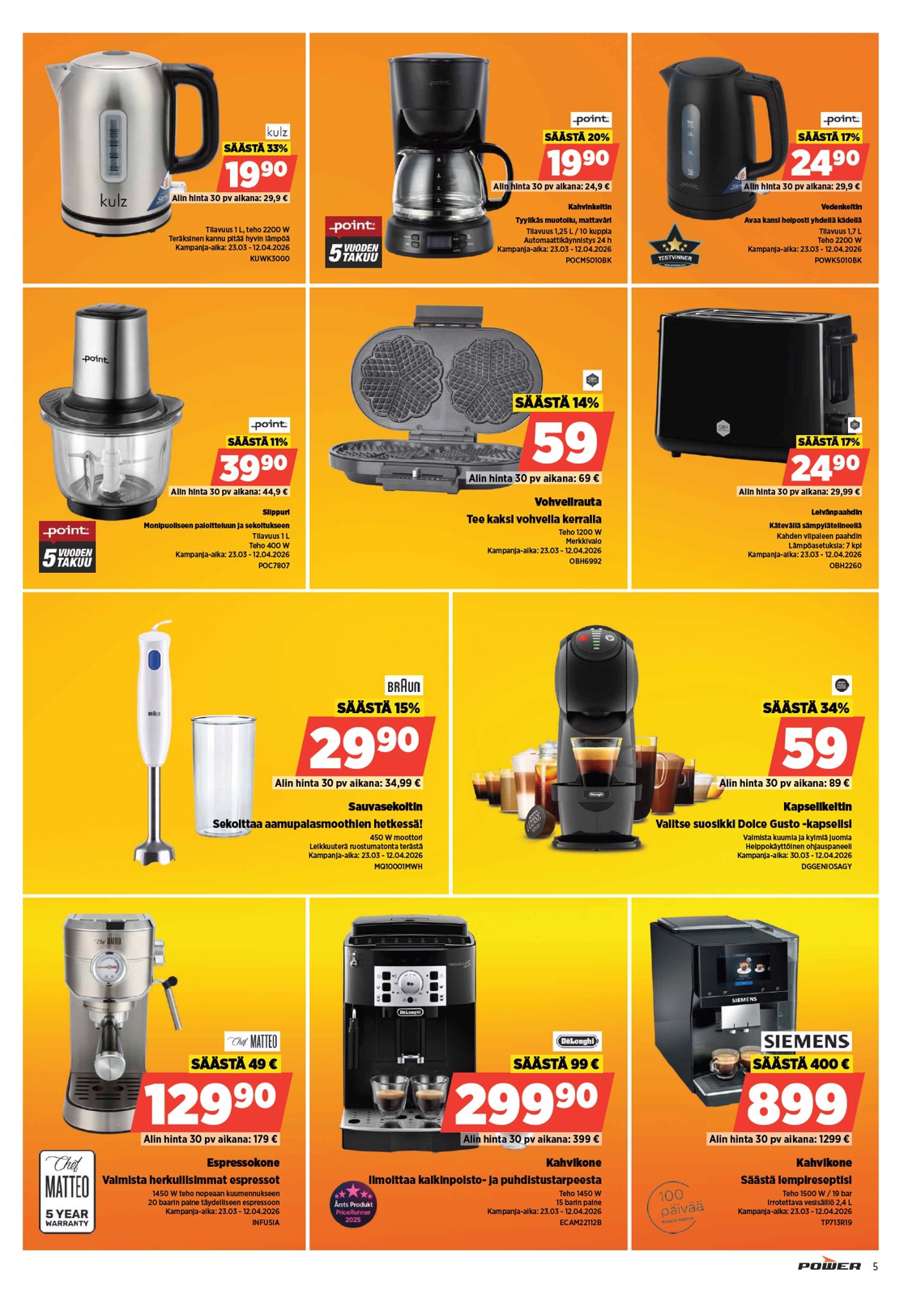 Power Power viikon mainoslehti sivu 5
