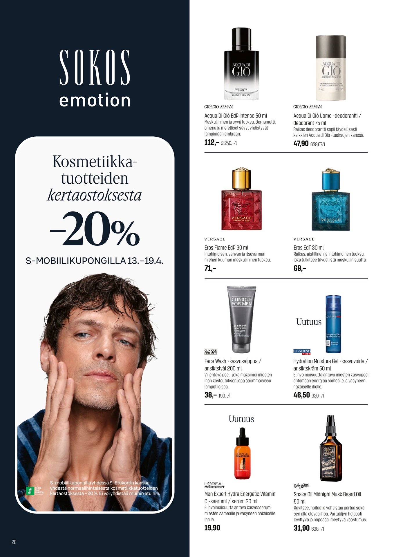 Sokos Sokos Emotion kuvasto huhtikuu 2026 sivu 28