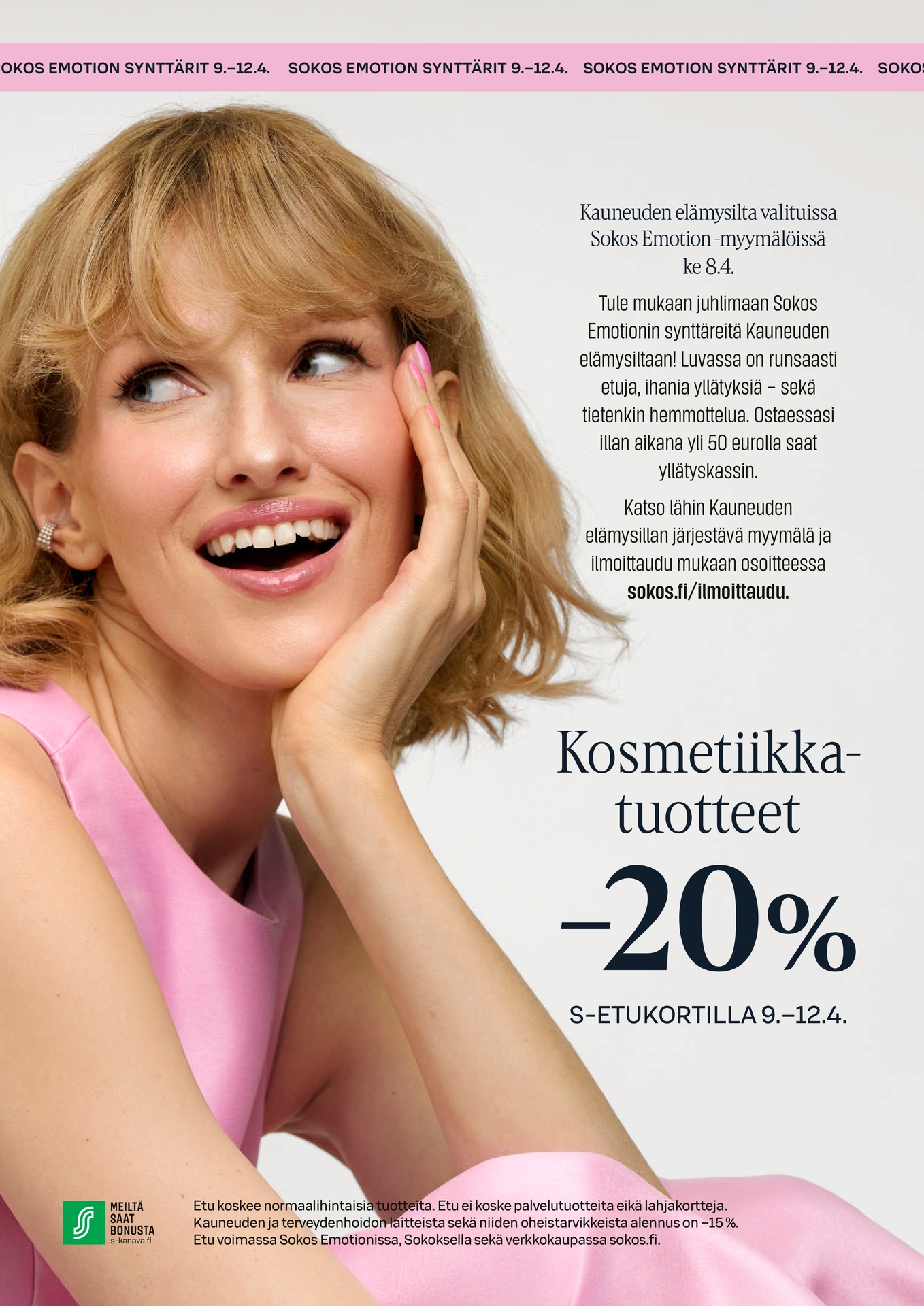 Sokos Sokos Emotion kuvasto huhtikuu 2026 sivu 44