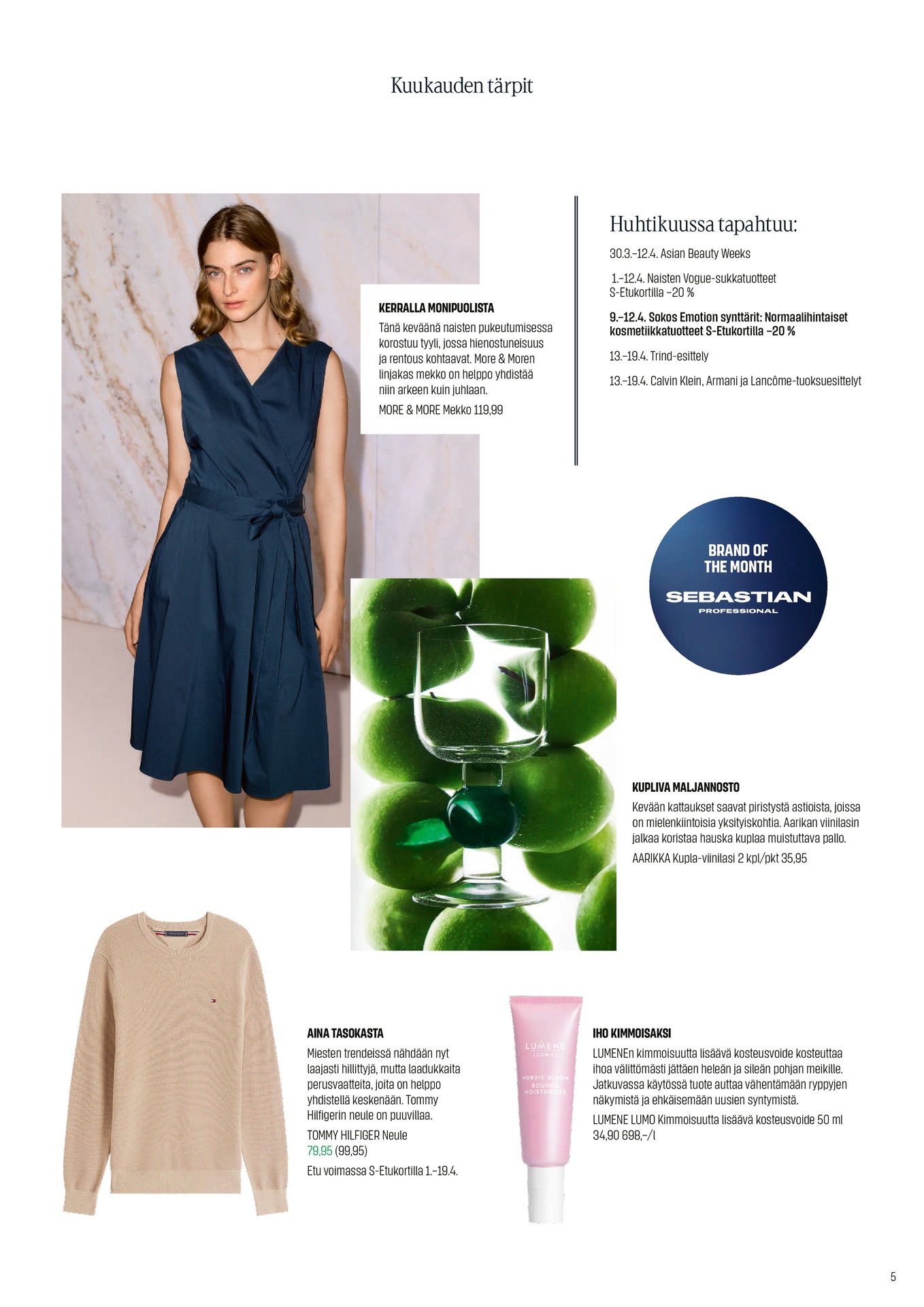 Sokos Sokos Emotion kuvasto huhtikuu 2026 sivu 5
