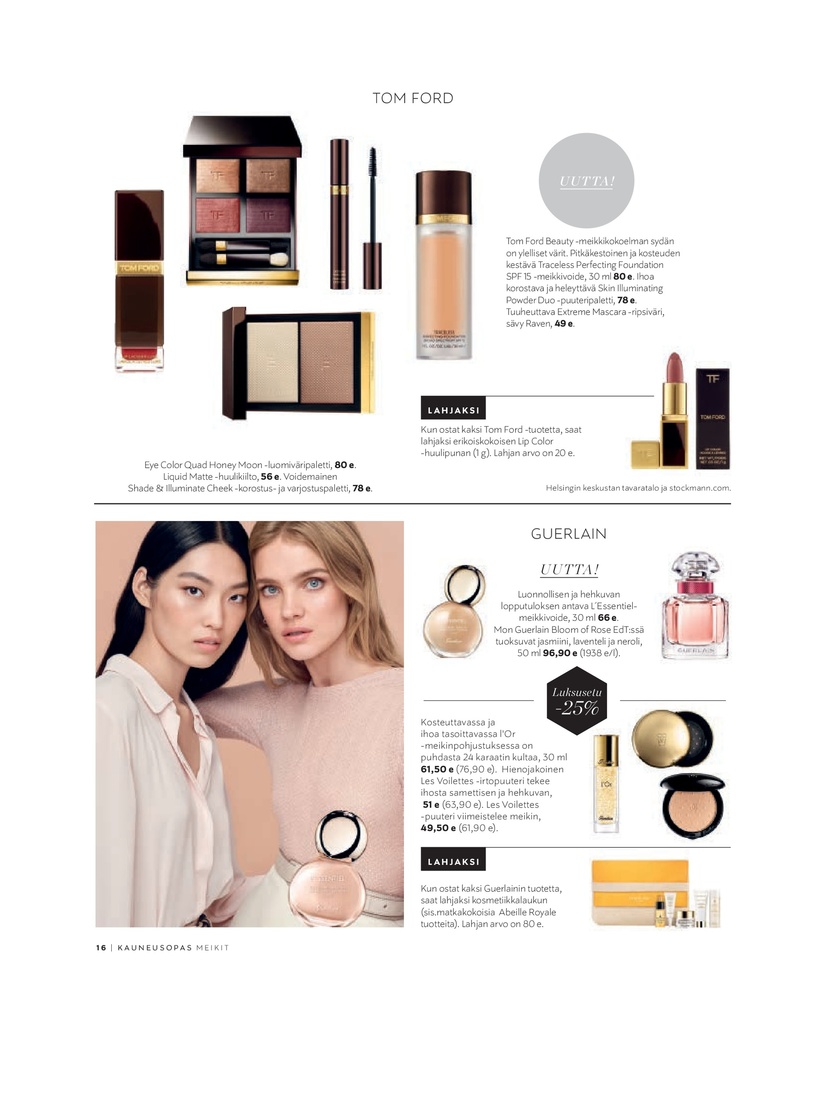 Stockmann Beauty Magazine Spring 2019 sivu 16