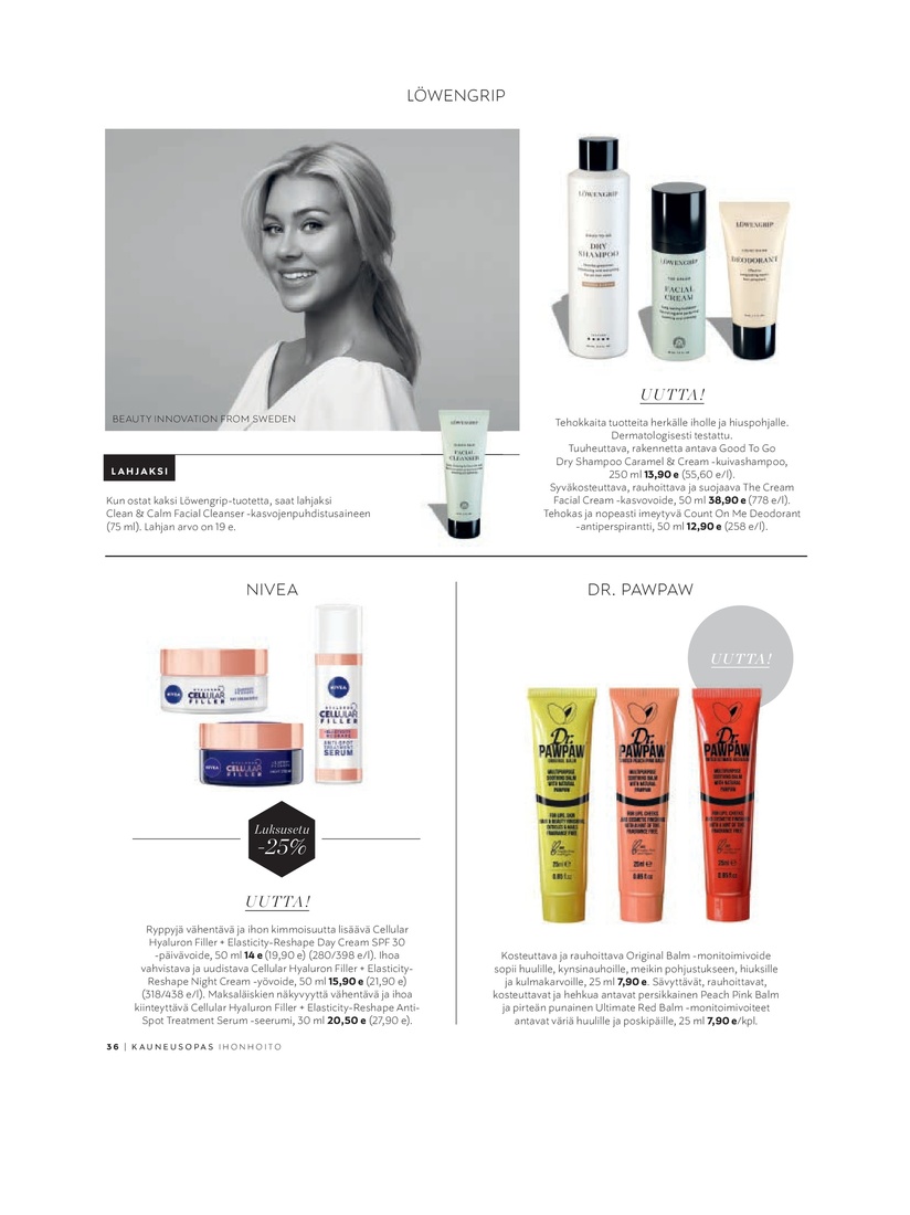 Stockmann Beauty Magazine Spring 2019 sivu 36