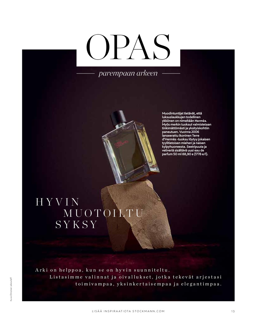 Stockmann Stockmann Magazine Syyskuu 2018 sivu 13