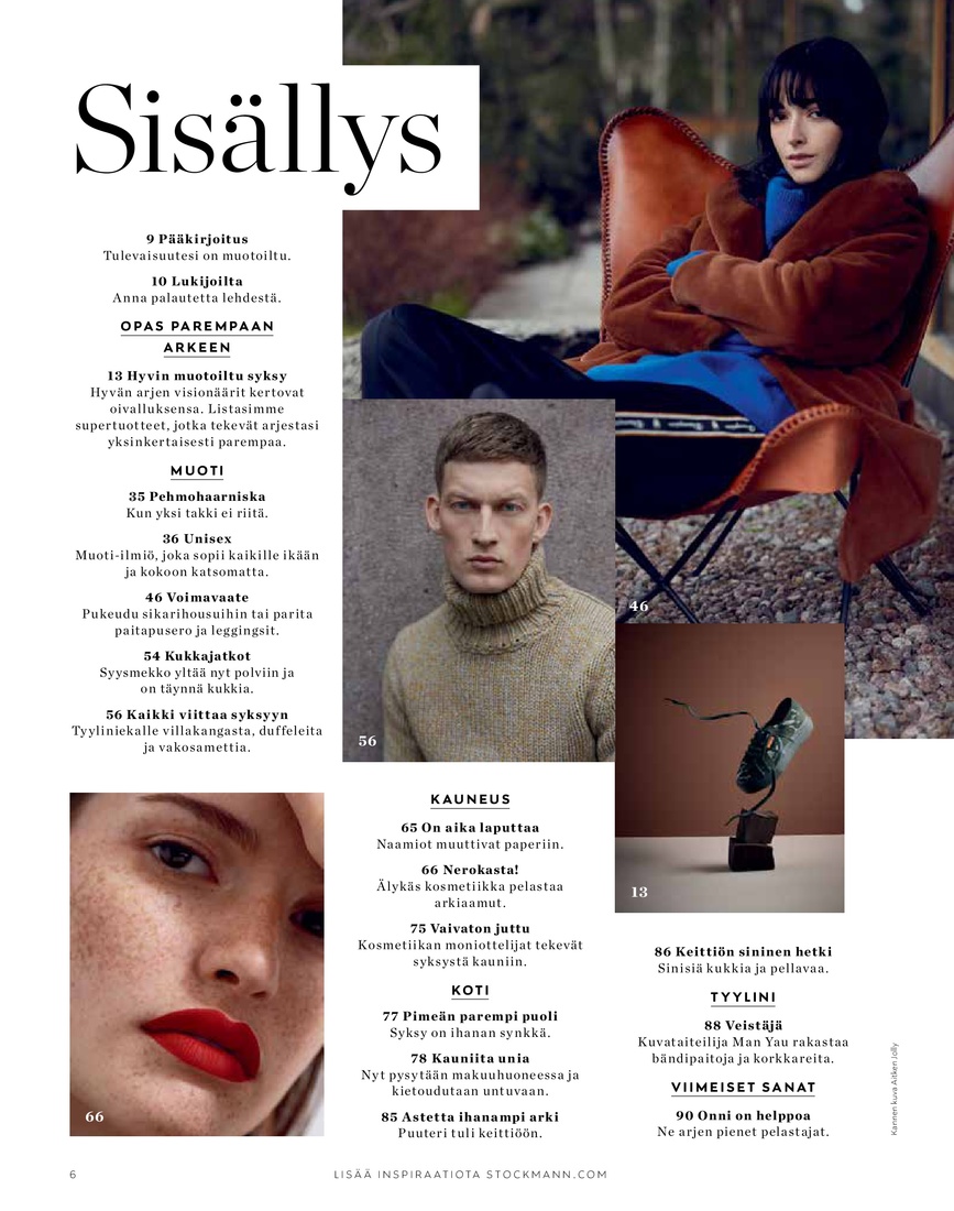 Stockmann Stockmann Magazine Syyskuu 2018 sivu 6
