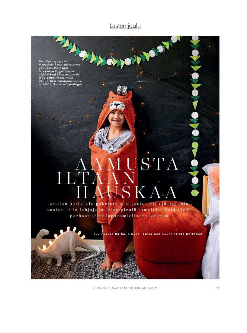 Stockmann Stockmann Magazine Xmas 2019 FI sivu 27