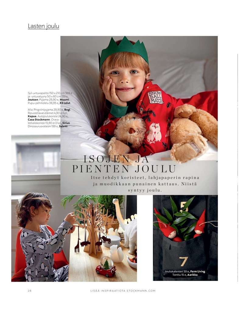 Stockmann Stockmann Magazine Xmas 2019 FI sivu 28