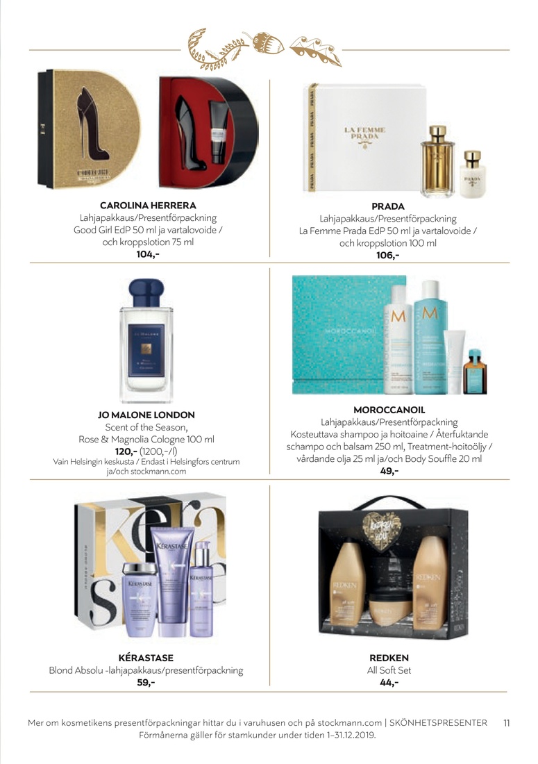 Stockmann Kauneuslahjat Joulu 2019 sivu 11