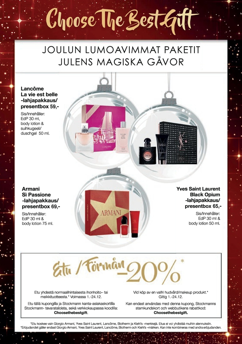 Stockmann Kauneuslahjat Joulu 2019 sivu 9