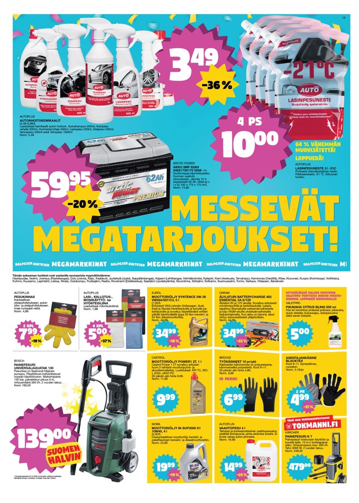 Tokmanni Lue Uusin Tarjoussanomat sivu 13