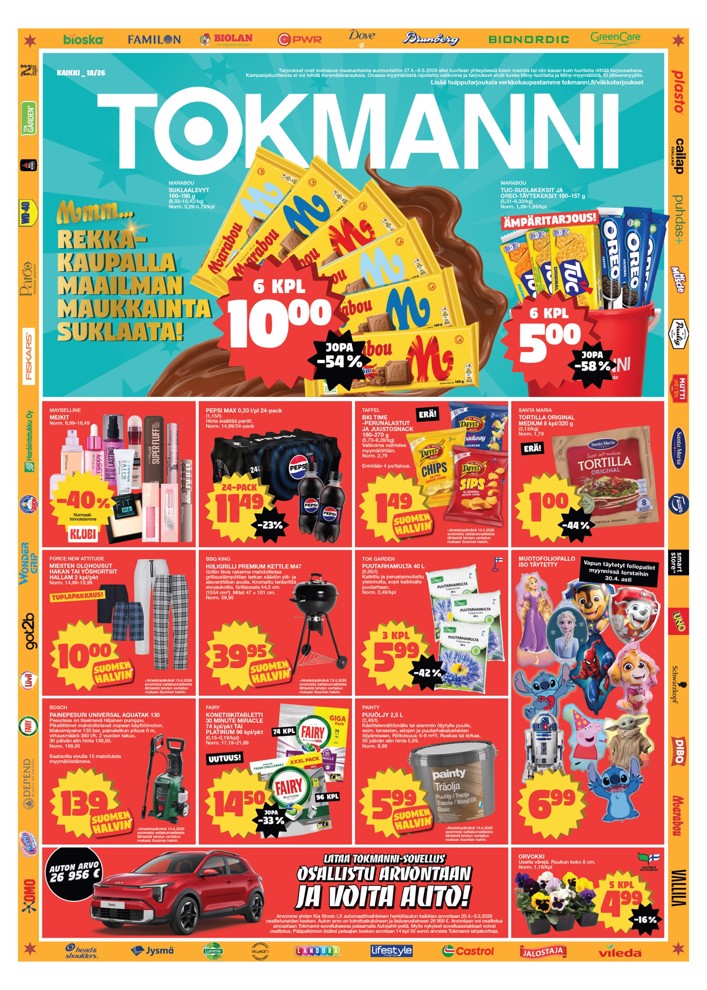 Tokmanni Lue Uusin Tarjoussanomat sivu 1