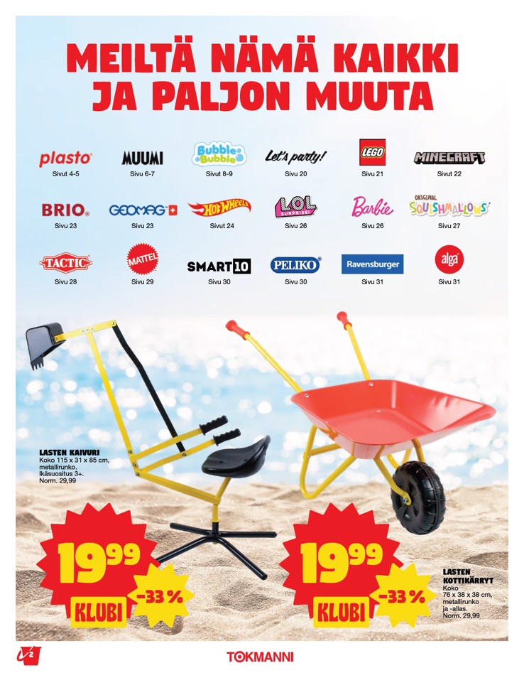 Tokmanni Lelut 2026 sivu 2