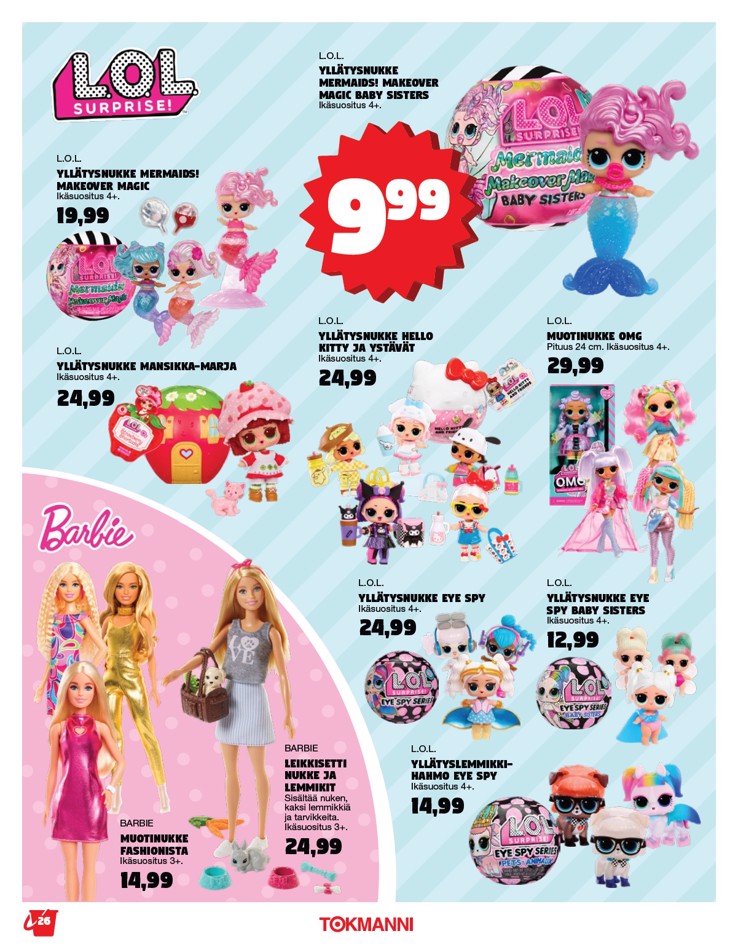 Tokmanni Lelut 2026 sivu 26