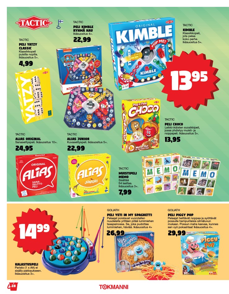 Tokmanni Lelut 2026 sivu 28