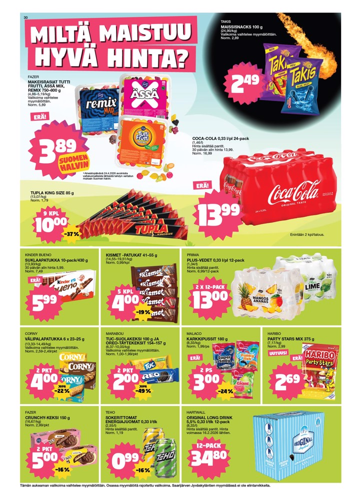 Tokmanni Lue Uusin Tarjoussanomat sivu 30