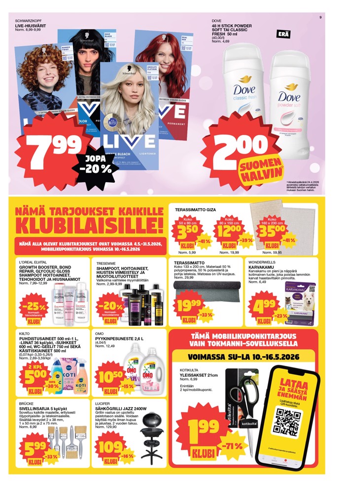 Tokmanni Lue Uusin Tarjoussanomat sivu 9