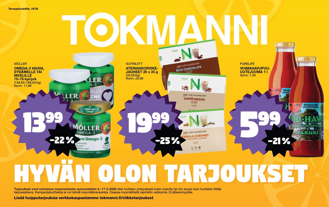 Tokmanni Terveystuoteliite vk 19 sivu 1