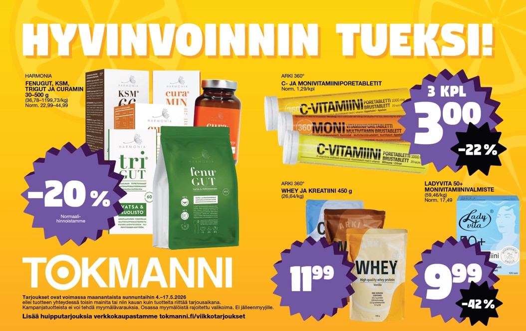 Tokmanni Terveystuoteliite vk 19 sivu 4
