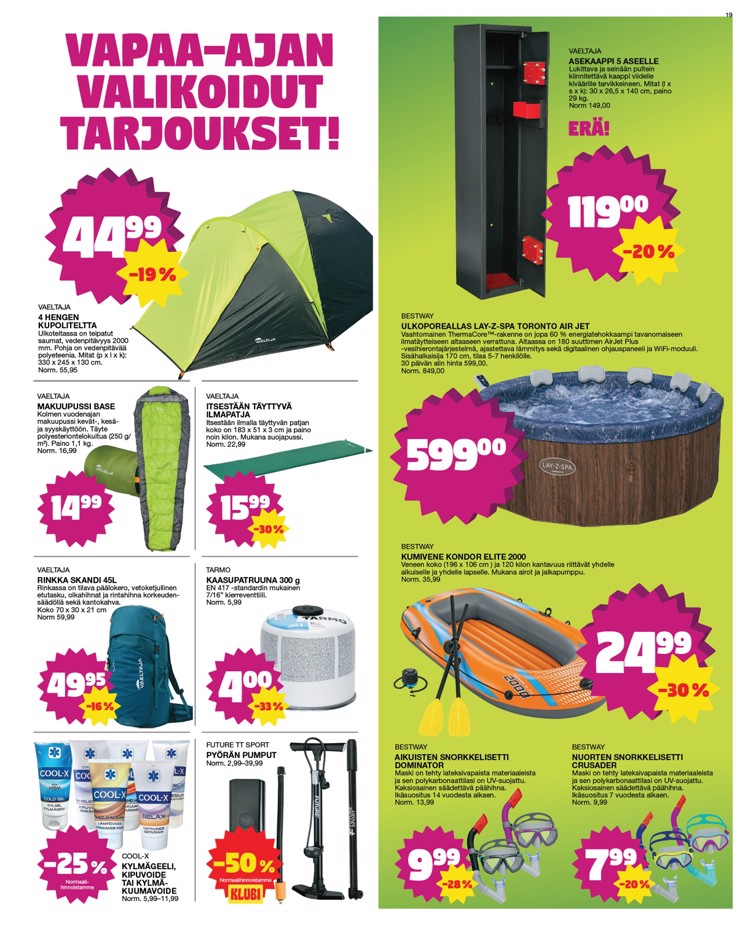Tokmanni Lue Uusin Tarjoussanomat sivu 19