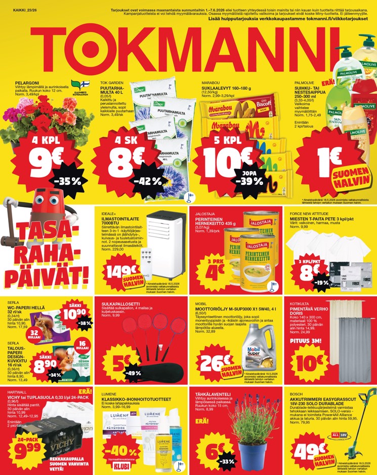 Tokmanni Lue Uusin Tarjoussanomat sivu 1
