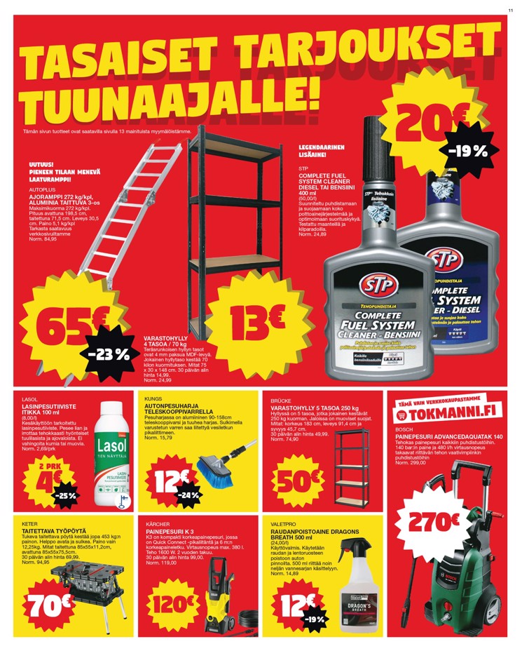 Tokmanni Lue Uusin Tarjoussanomat sivu 11