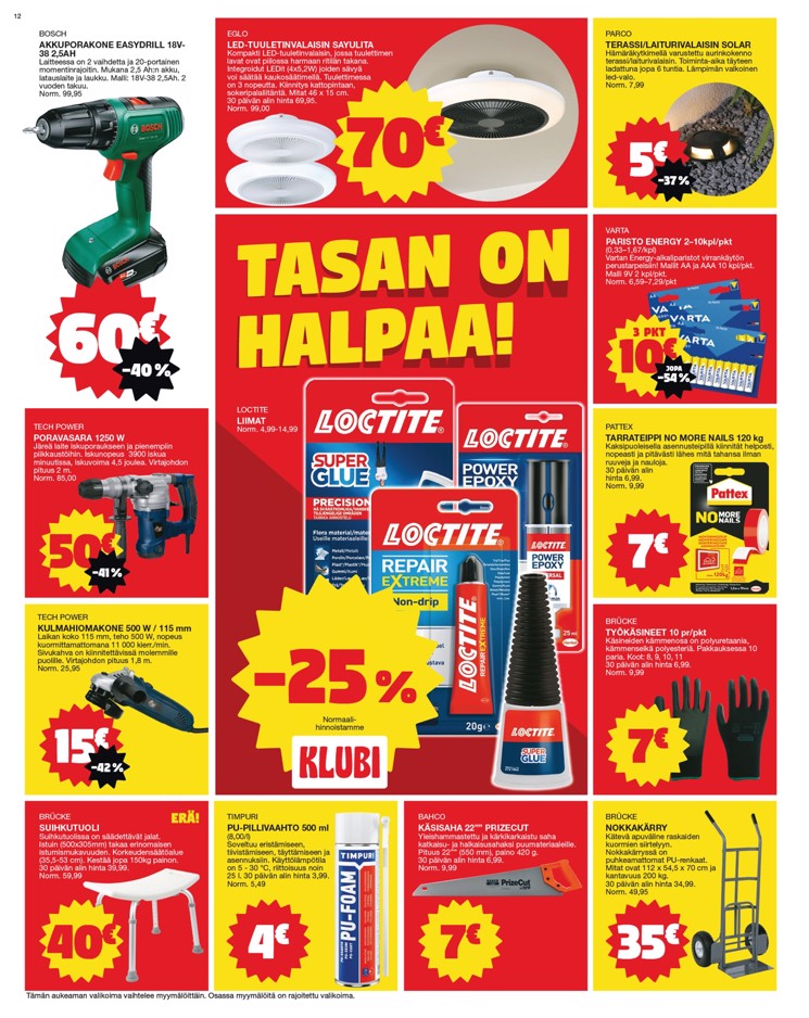 Tokmanni Lue Uusin Tarjoussanomat sivu 12