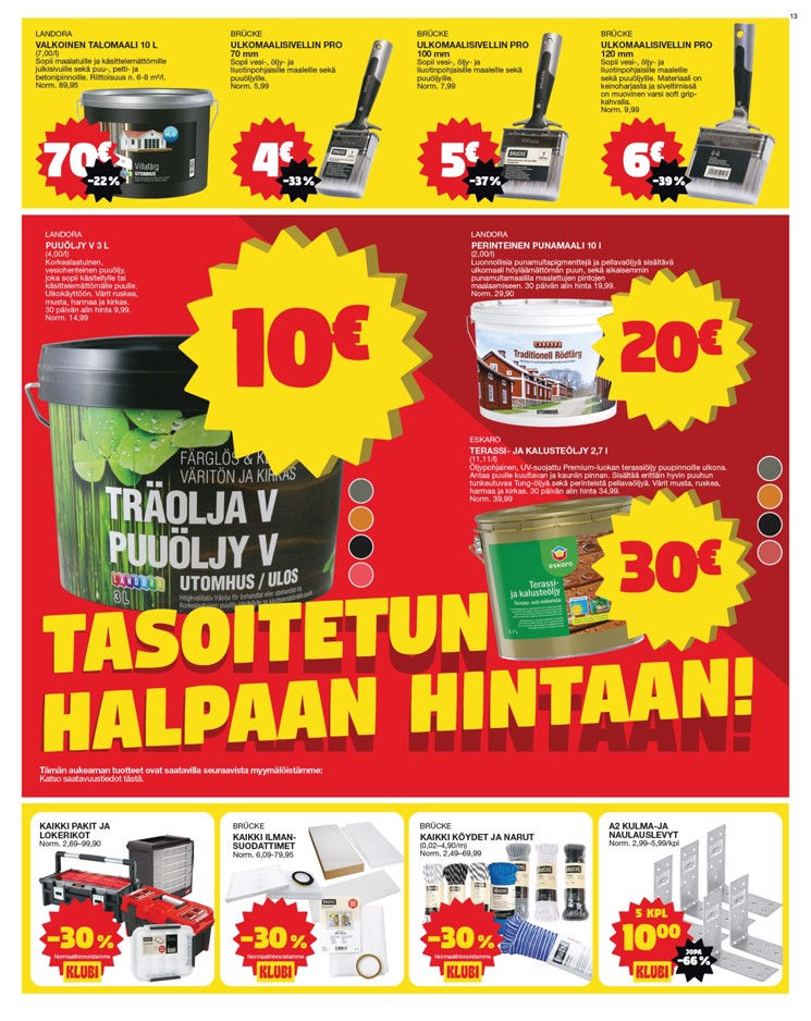 Tokmanni Lue Uusin Tarjoussanomat sivu 13