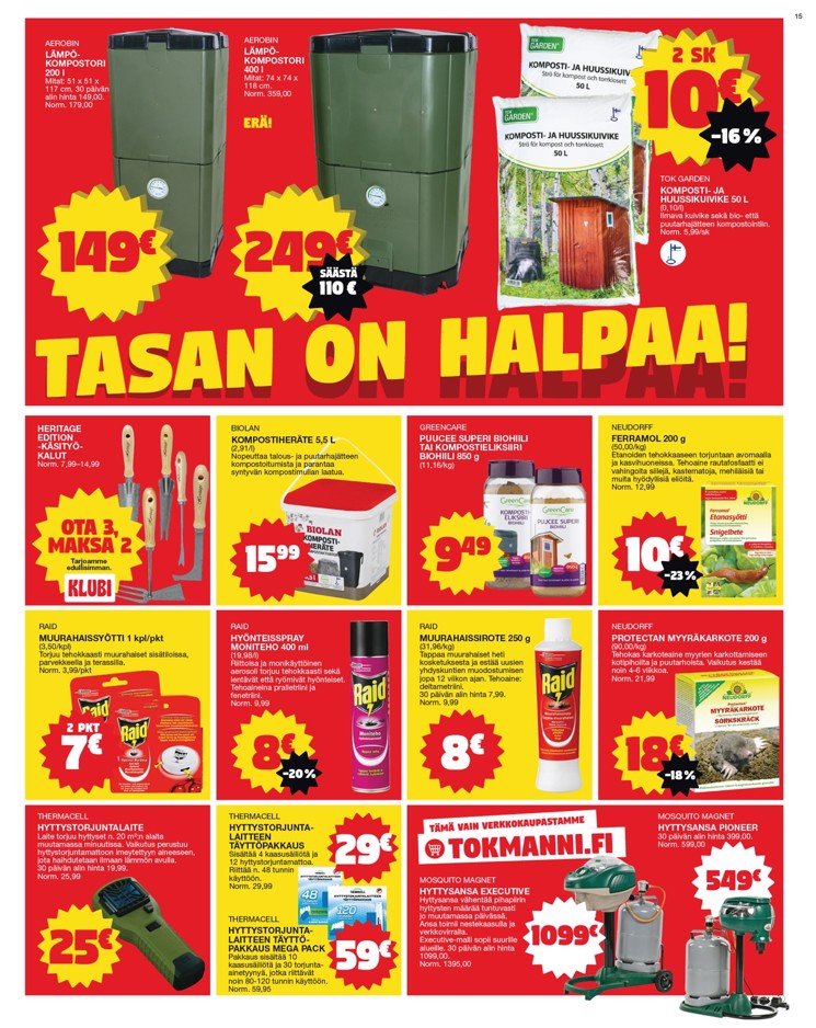 Tokmanni Lue Uusin Tarjoussanomat sivu 15
