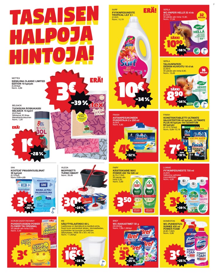 Tokmanni Lue Uusin Tarjoussanomat sivu 7