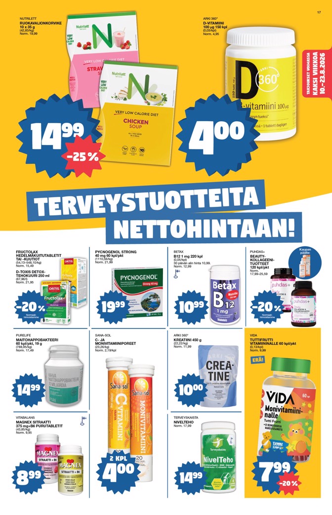 Tokmanni Lue Uusin Tarjoussanomat sivu 17