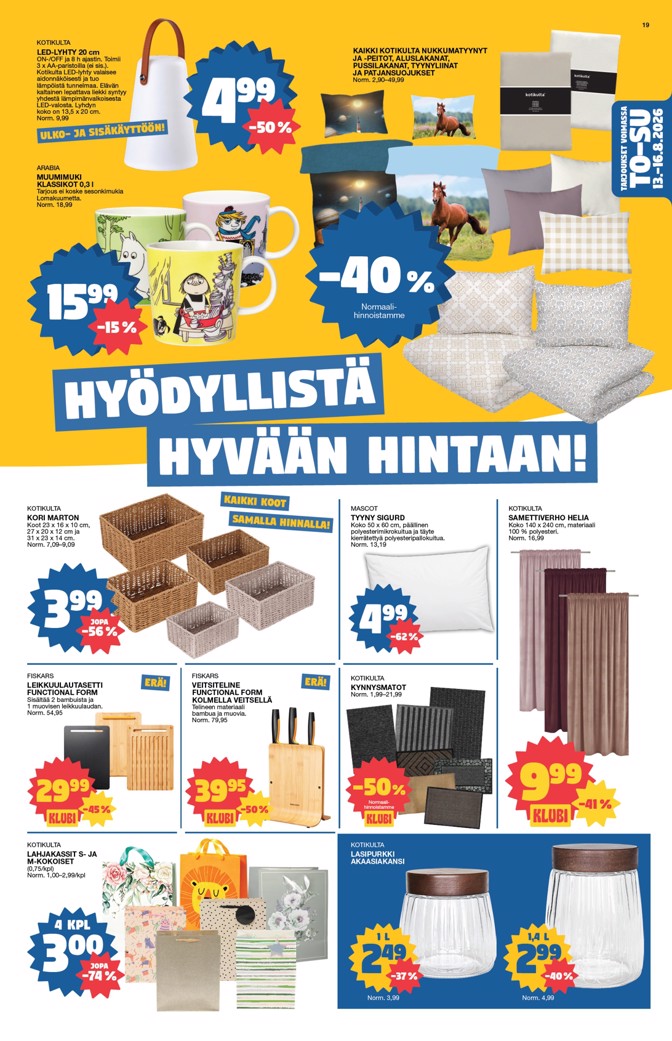 Tokmanni Lue Uusin Tarjoussanomat sivu 19