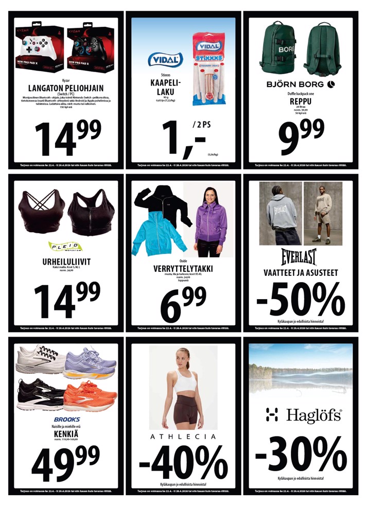 Tuuri Kyläkauppa Veljekset Keskinen sivu 22