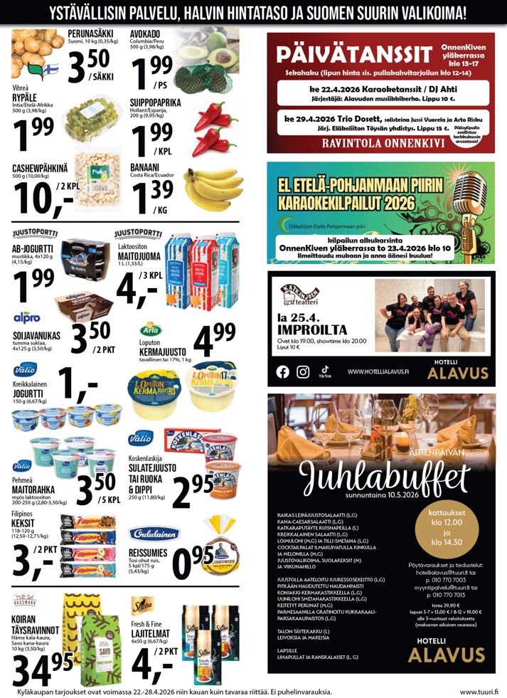 Tuuri Kyläkauppa Veljekset Keskinen sivu 9