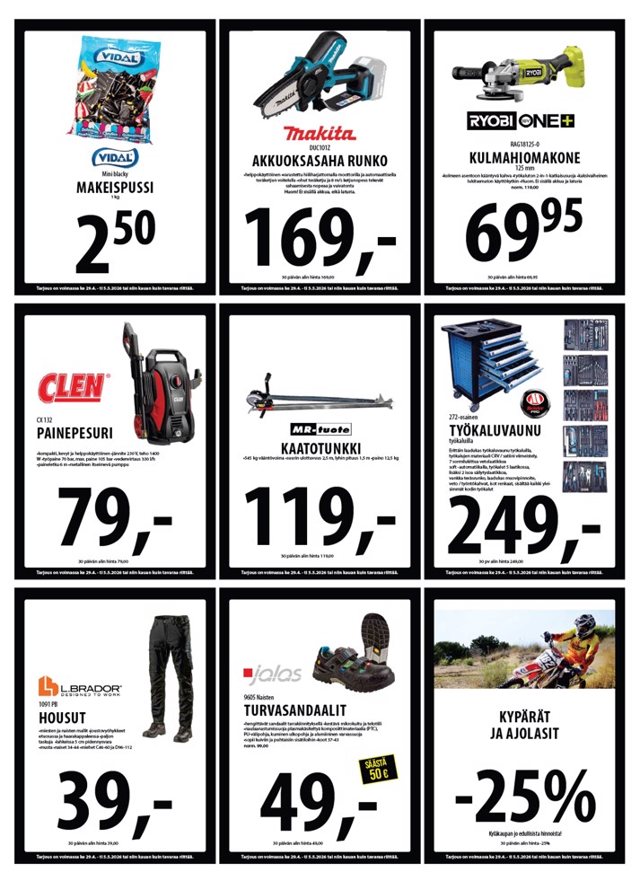 Tuuri Kyläkauppa Veljekset Keskinen sivu 24