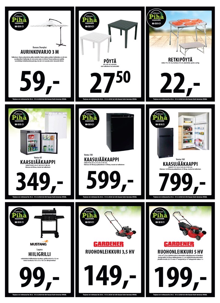 Tuuri Kyläkauppa Veljekset Keskinen sivu 27