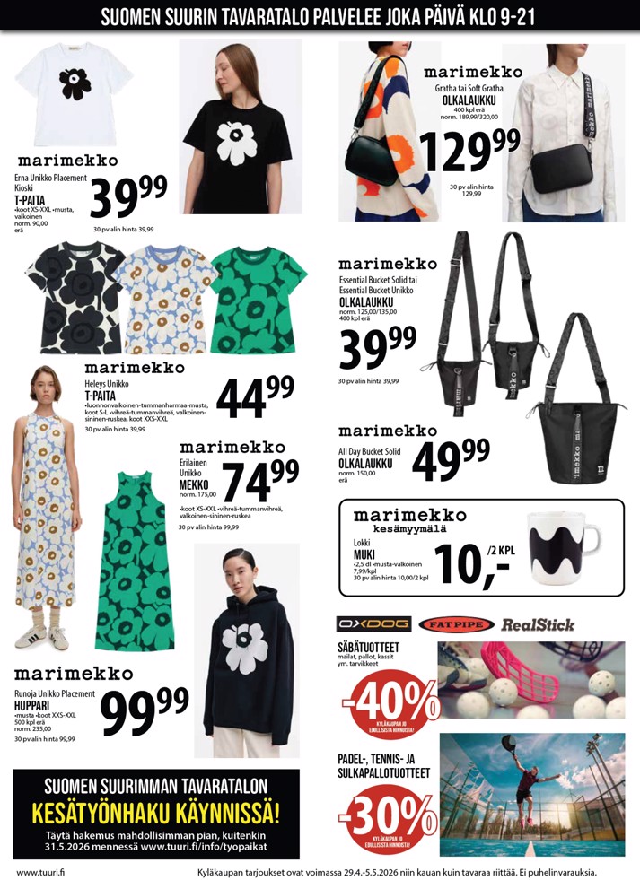Tuuri Kyläkauppa Veljekset Keskinen sivu 3