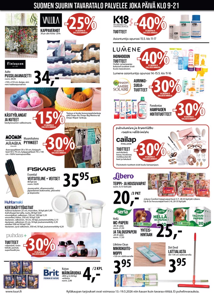 Tuuri Kyläkauppa Veljekset Keskinen sivu 4