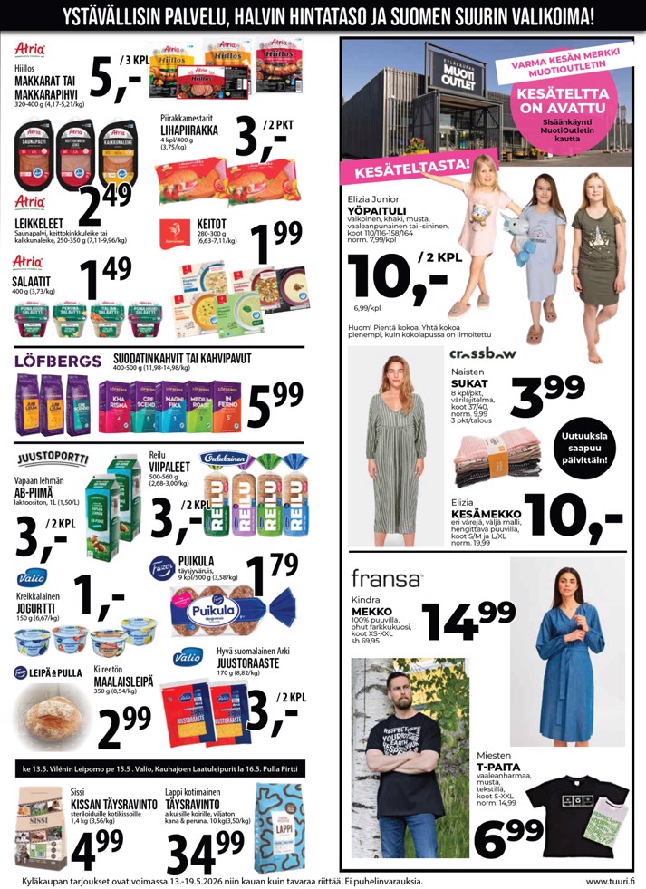 Tuuri Kyläkauppa Veljekset Keskinen sivu 9