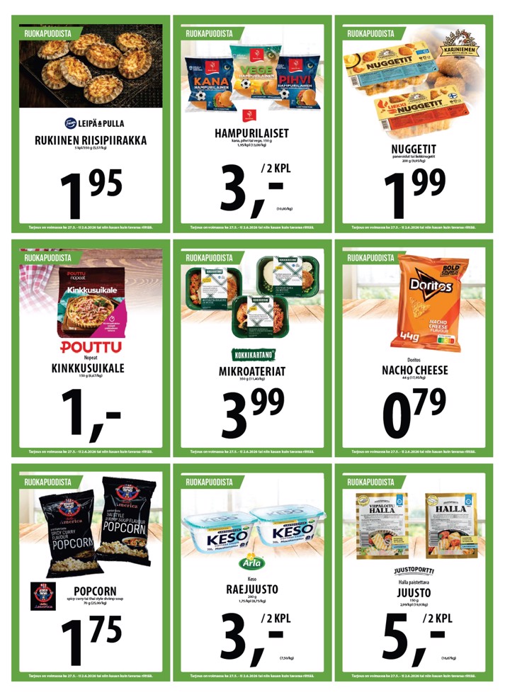 Tuuri Kyläkauppa Veljekset Keskinen sivu 11