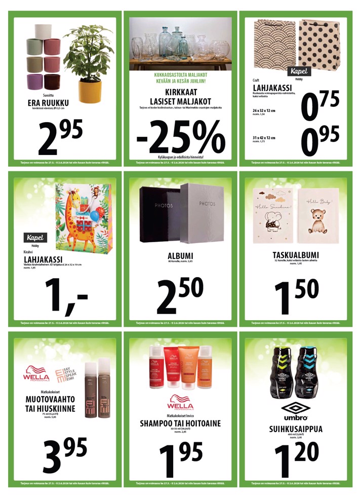Tuuri Kyläkauppa Veljekset Keskinen sivu 18