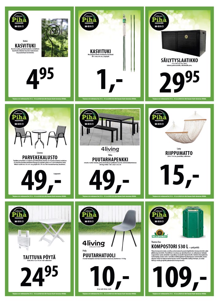 Tuuri Kyläkauppa Veljekset Keskinen sivu 27