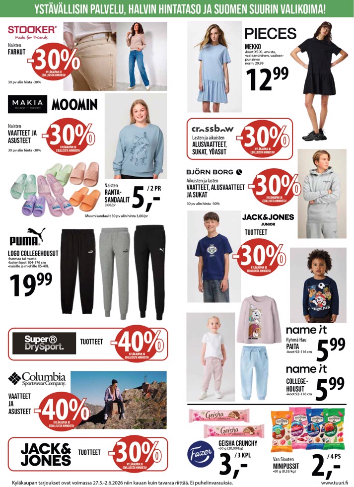 Tuuri Kyläkauppa Veljekset Keskinen sivu 6