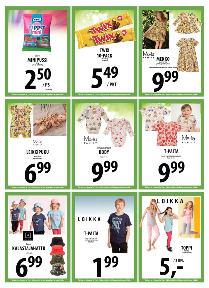 Tuuri Kyläkauppa Veljekset Keskinen sivu 24